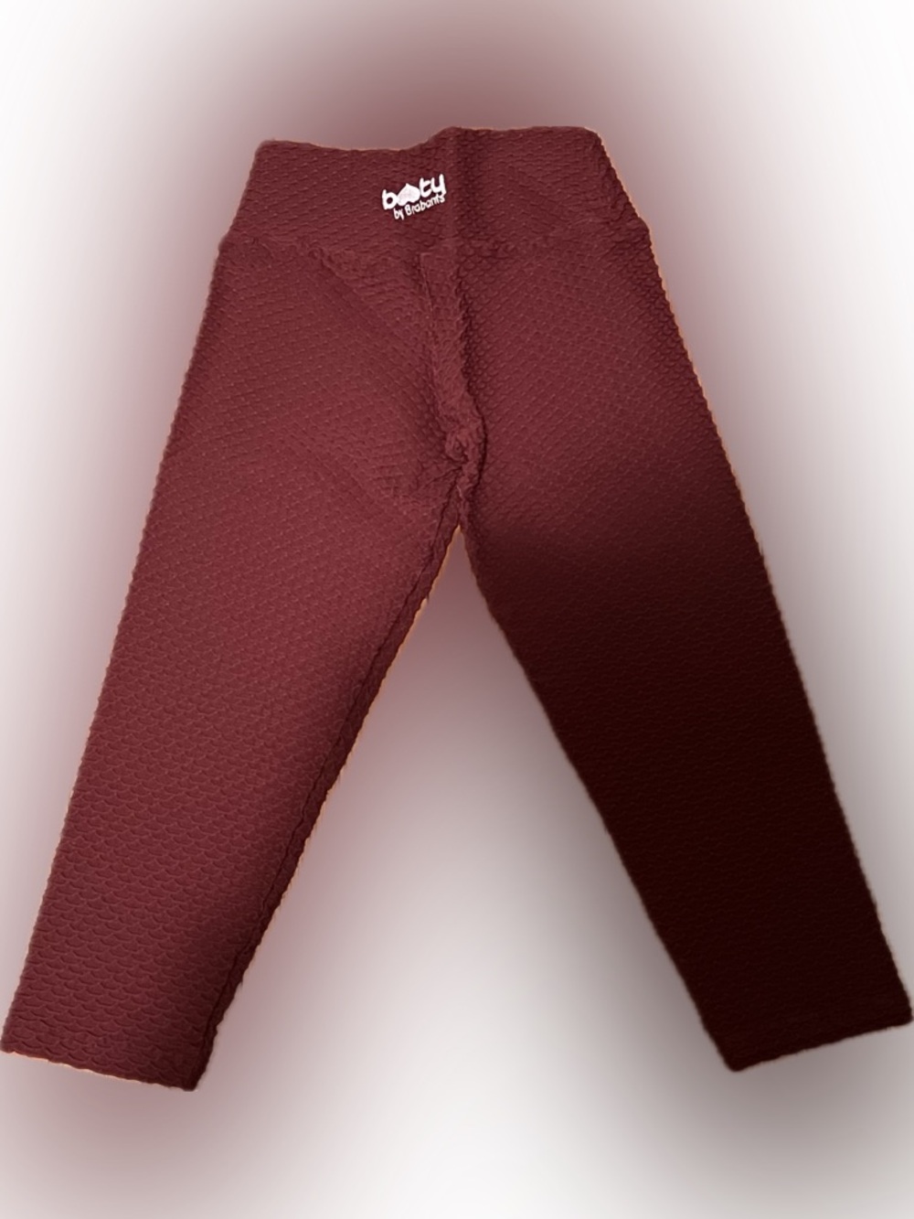 Booty by Brabants Burgundy Textured Leggings - OS